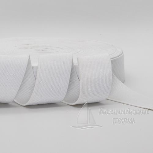 Резинка ткацкая 35мм белая