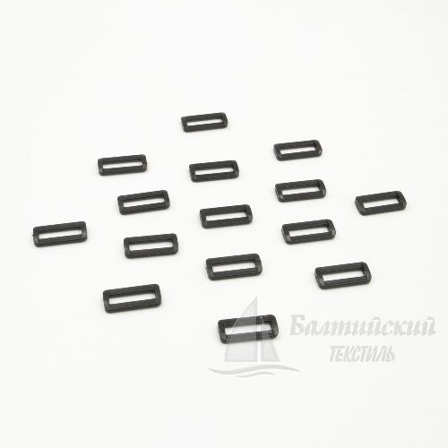 Рамка 1-щелевая 30мм черная (шлевка) ПП