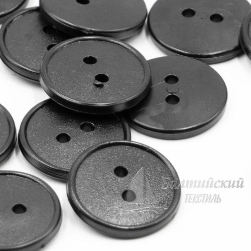 Пуговицы 17мм 2-х пр. черные (полистирол). Цена от 0,29 р. в Екатеринбурге