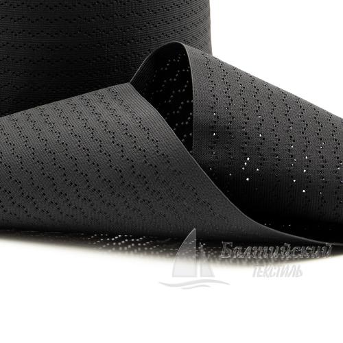 Резинка перфорированная 230мм (бандаж) черный Резинка перфорированная 230мм (бандаж) черный