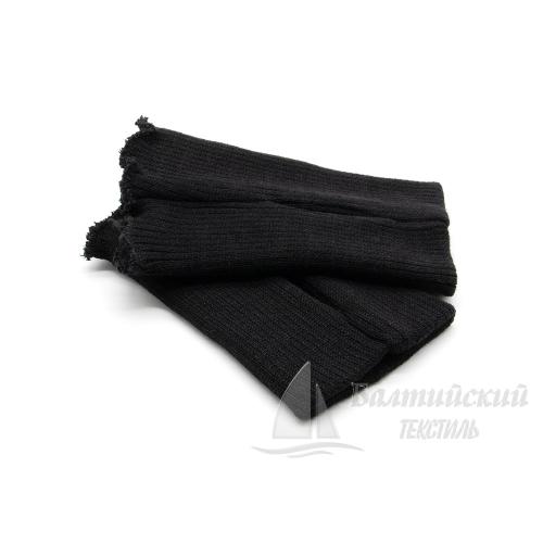 Манжеты трикотажные для МЧС (с пальцем) п/ш черный (полушерсть)