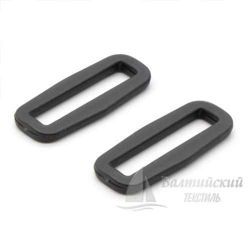 Рамка 1-щелевая 40мм черная (шлевка) ПП