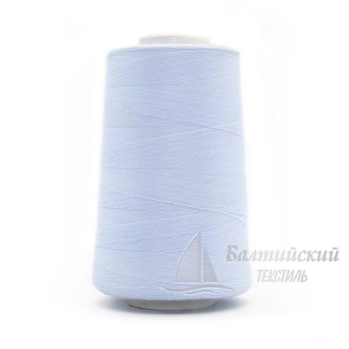 Нитки 40/2 ТМ 100% ПЭ (5000ярд) конус S438 голубой