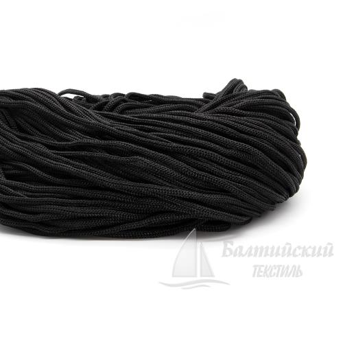 Шнур п/п Д5мм без наполнителя черный