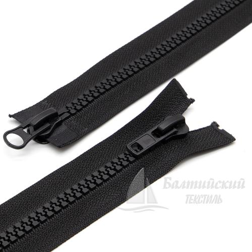 Молния трактор разъемная Т8 95см 2 замка черная груша