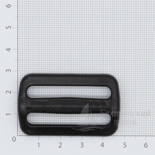 Пряжка 2 щели 40мм TN черная