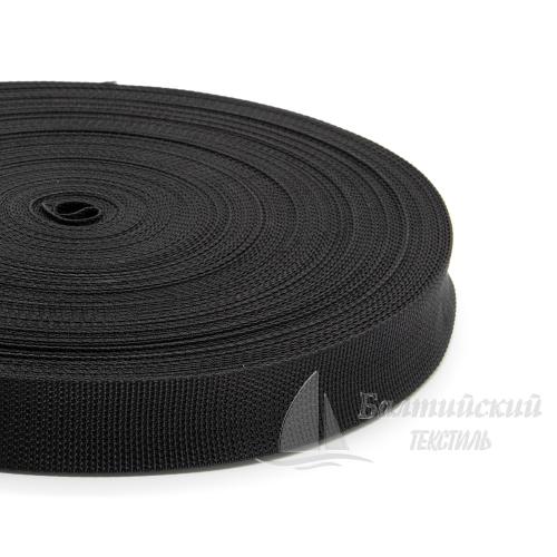 Тесьма стропольная 30мм черный БТ