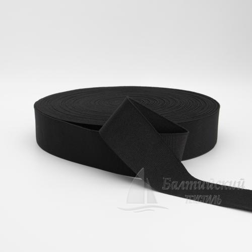 Резинка ткацкая 35мм черная БТ Резинка ткацкая 35мм черная БТ