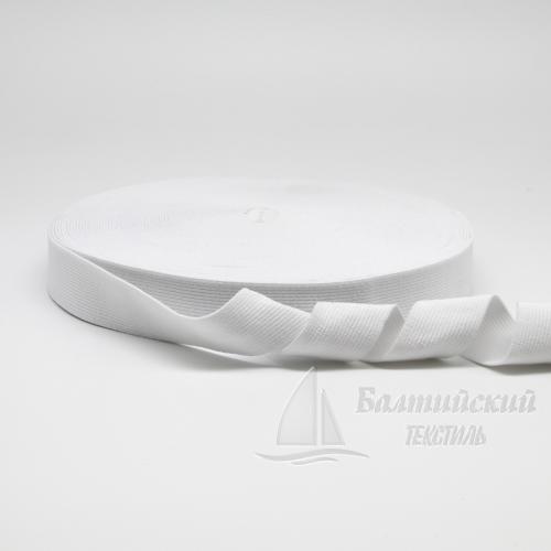 Резинка ткацкая 30мм белая РБ