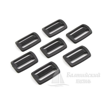 Пряжка 2 щели 30мм черная ПП. Цена от 2,38 р. в Екатеринбурге