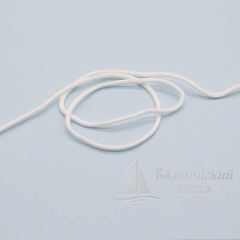Шнур эластичный для масок Д2,8мм белый БТ. Цена от 1,83 р. в Екатеринбурге