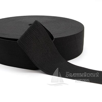 Резинка вязаная 50мм черная БТ. Цена от 14,44 р. в Екатеринбурге