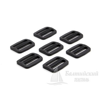 Пряжка 2 щели 30мм черная БТ (POM). Цена от 1,39 р. в Екатеринбурге