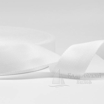 Тесьма стропольная 39мм белая. Цена от 8,05 р. в Екатеринбурге