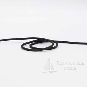 Шнур эластичный шляпный Д3мм черный БТ. Цена от 4,49 р. в Екатеринбурге