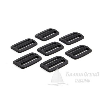 Пряжка 2 щели 40мм черная БТ (POM). Цена от 1,95 р. в Екатеринбурге