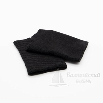 Манжеты трикотажные 10см акрил черный. Цена от 35 р. в Екатеринбурге