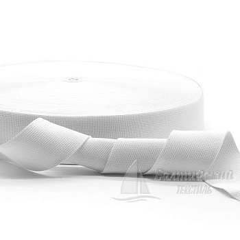 Резинка ткацкая 40мм белая РБ. Цена от 18,17 р. в Екатеринбурге