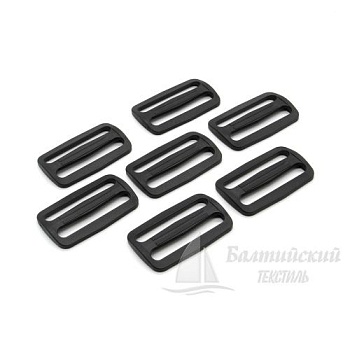 Пряжка 2 щели 50мм черная БТ (POM). Цена от 3,29 р. в Екатеринбурге