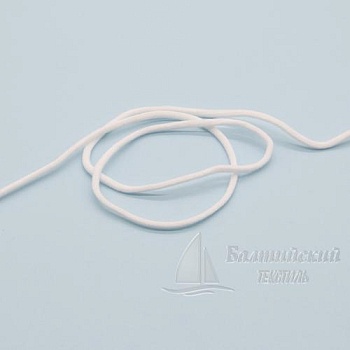 Шнур эластичный для масок Д2,6мм белый БТ. Цена от 2,79 р. в Екатеринбурге