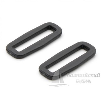 Рамка 1-щелевая 40мм черная (шлевка) ПП. Цена от 0,83 р. в Екатеринбурге