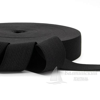 Резинка вязаная 35мм черная БТ. Цена от 7,97 р. в Екатеринбурге