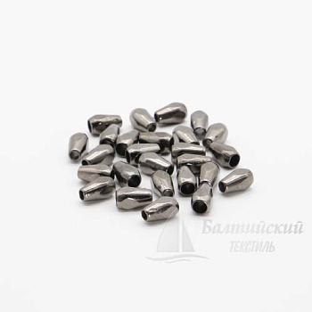 Наконечник цилиндр пластик черный никель (500/1000шт) БТ. Цена от 0,53 р. в Екатеринбурге