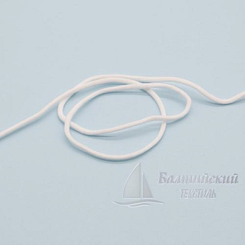 Шнур эластичный для масок Д2,8мм белый БТ. Цена от 1,83 р. в Екатеринбурге