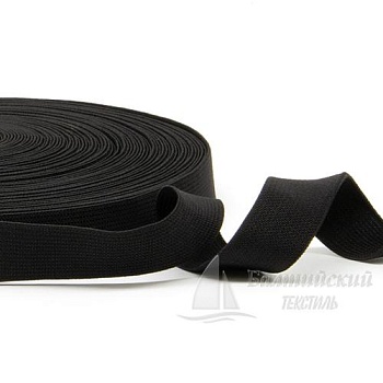 Резинка ткацкая 20мм черная РБ. Цена от 9,91 р. в Екатеринбурге
