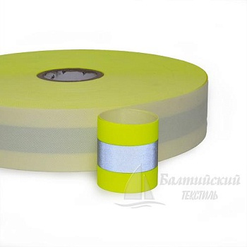 Лента световозвращающая огнестойкая XM-6010 полоса желтый 50мм. Цена от 64,02 р. в Екатеринбурге