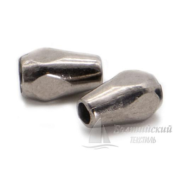 Наконечник цилиндр пластик черный никель (500/1000шт) БТ. Цена от 0,53 р. в Екатеринбурге