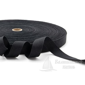 Лента п/э 22мм ёлочка ВО черная (уп.100м). Цена от 7,96 р. в Екатеринбурге