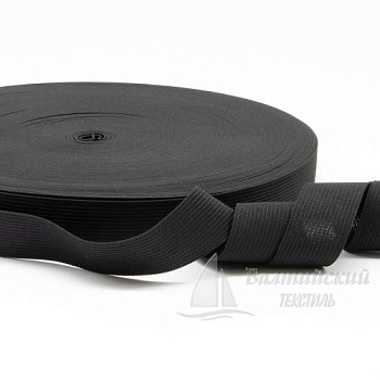 Резинка вязаная 25мм черная. Цена от 5,75 р. в Екатеринбурге