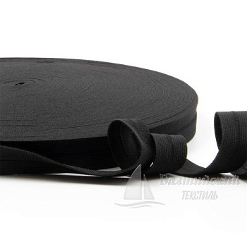 Лента окантовочная эластичная 22мм черная (уп.100м). Цена от 21 р. в Екатеринбурге Лента окантовочная эластичная 22мм черная (уп.100м). Цена от 21 р. в Екатеринбурге